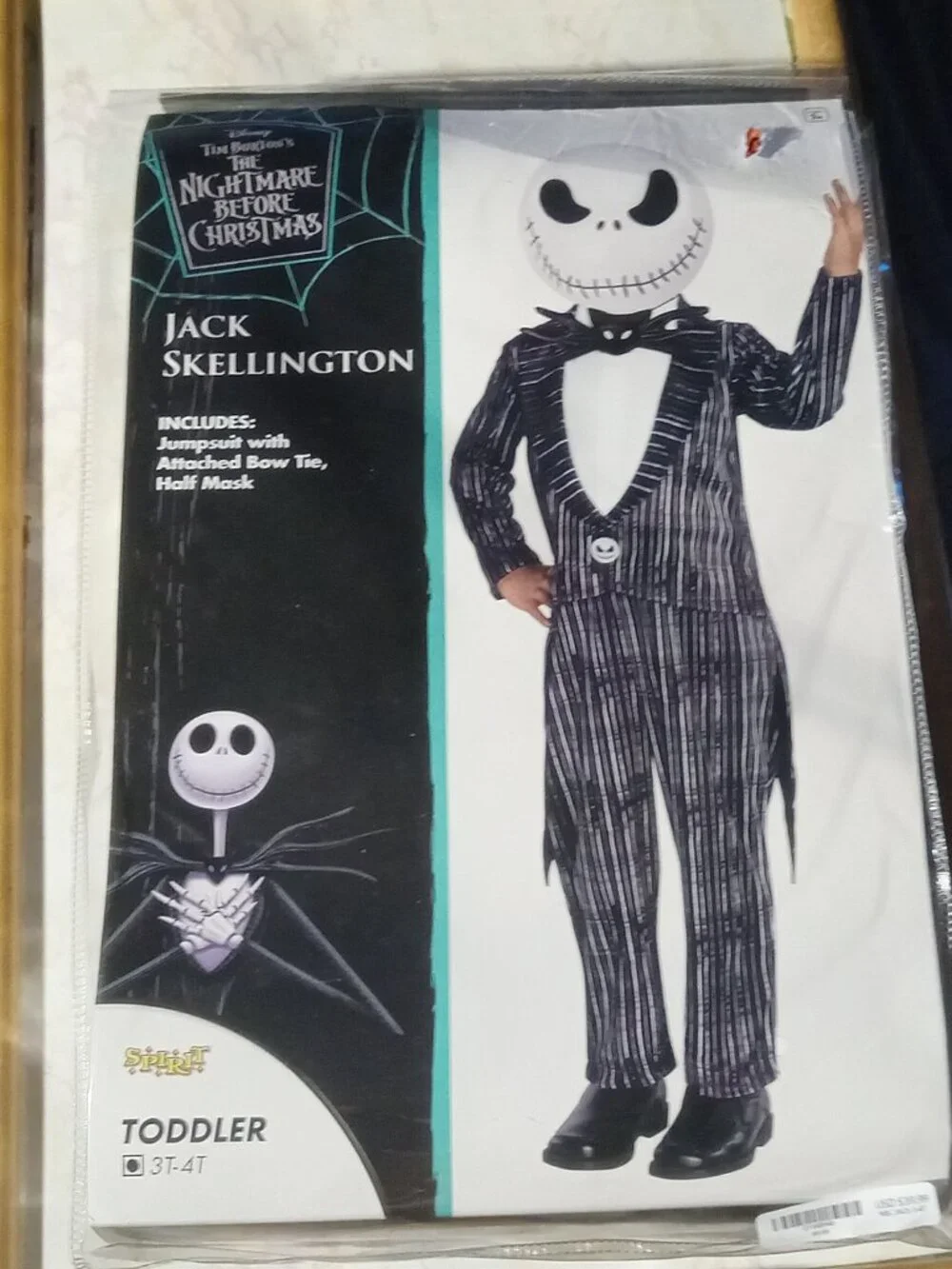 🎃 Halloween Jack Skellington Toddler Costume Nightmare Before Christmas